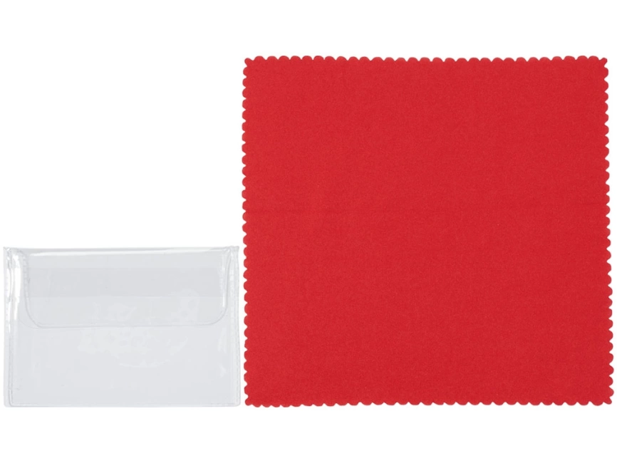 Салфетка из микроволокна, красный фото 2