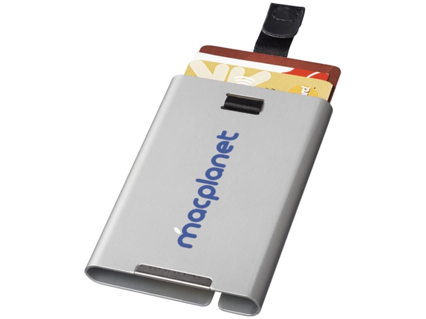 RFID слайдер для карт, серебристый фото 8