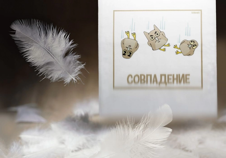 Холщовая сумка «Совпадение», белая фото 5