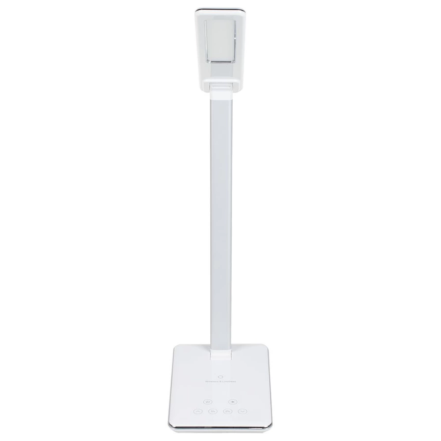 Настольная лампа с беспроводной зарядкой Power Spot, белая фото 3