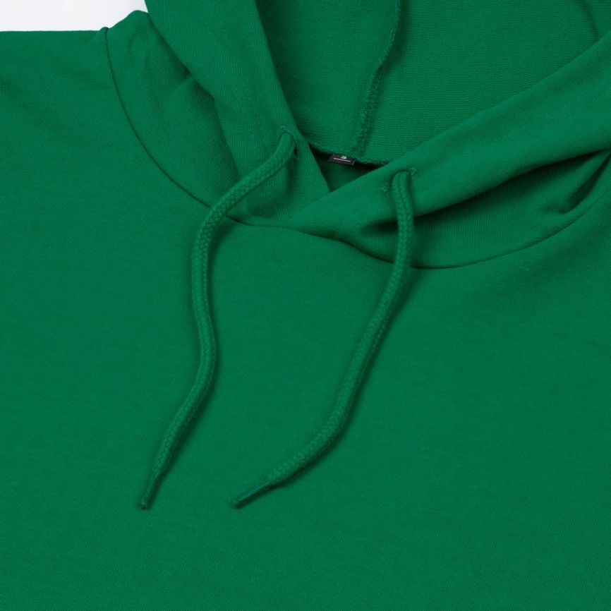 Толстовка с капюшоном унисекс Hoodie, зеленая, размер L фото 8