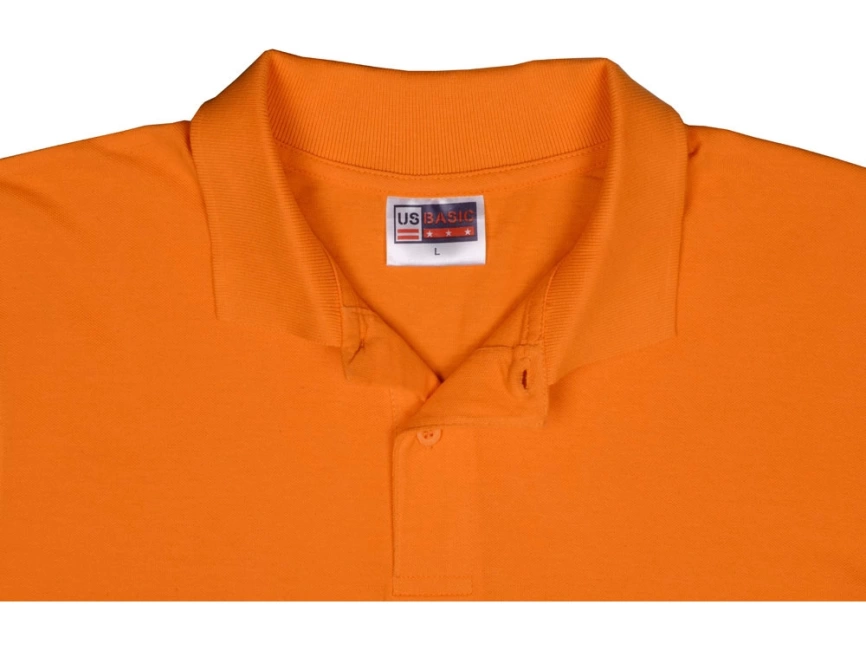 Рубашка поло First мужская, оранжевый фото 5