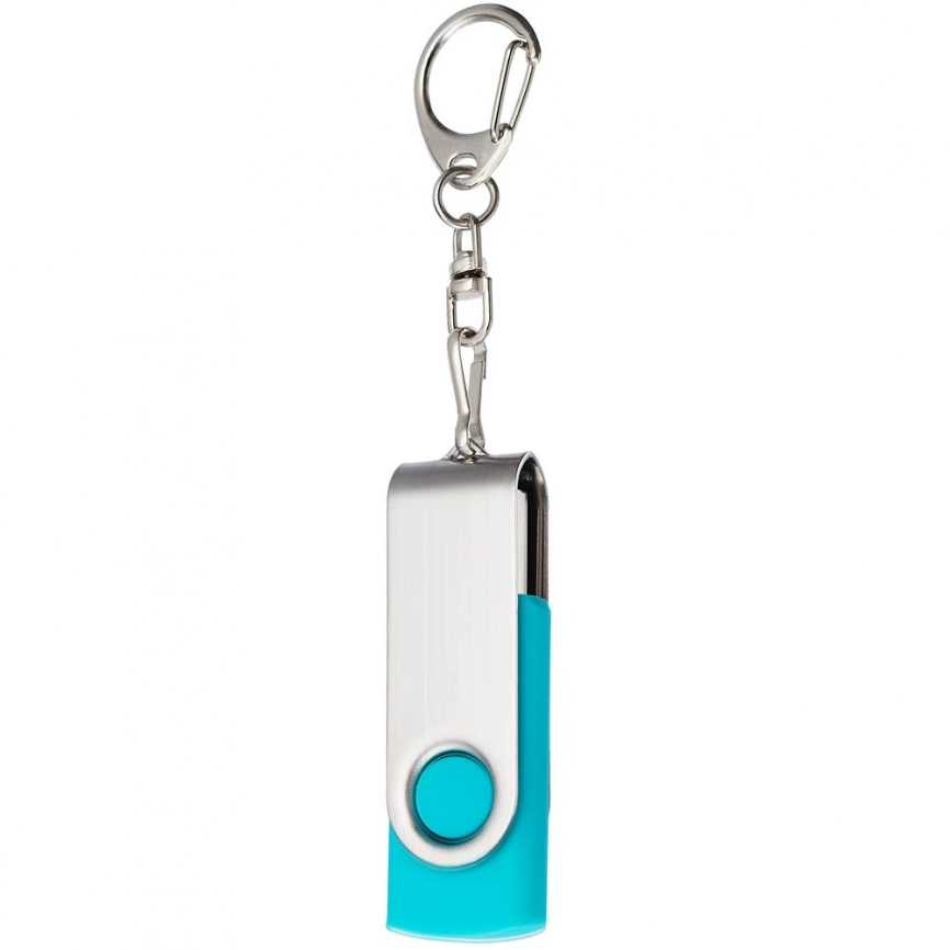 Флешка Twist, бирюзовая, 8 Гб фото 2