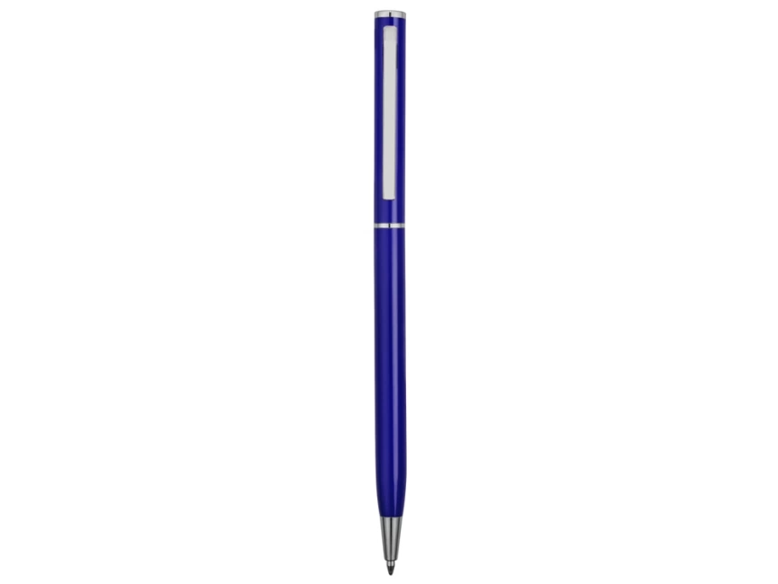 Ручка металлическая шариковая Атриум, ярко-синий фото 2