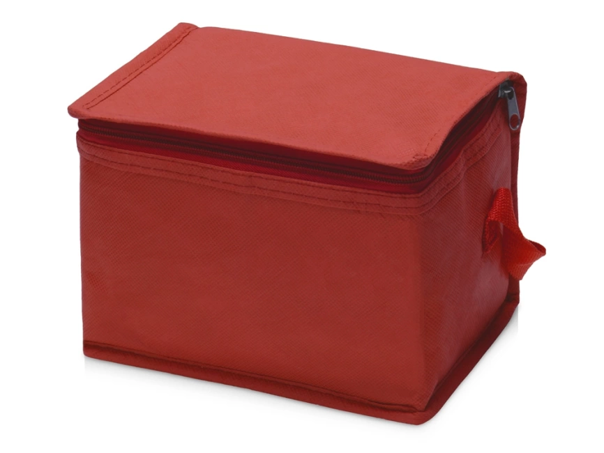 Сумка-холодильник Reviver из нетканого переработанного материала RPET, красный фото 2