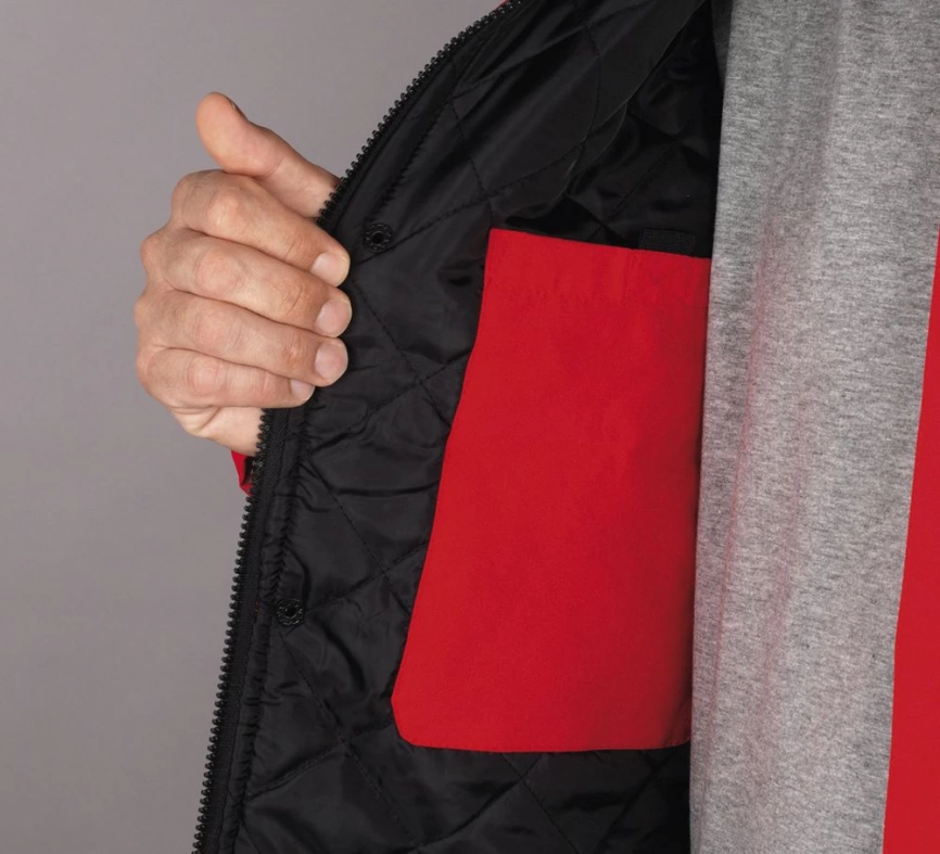 Куртка на стеганой подкладке River, черная, размер S фото 4