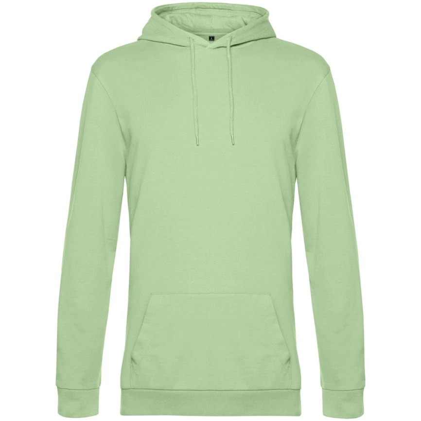 Толстовка с капюшоном унисекс Hoodie, светло-зеленая, размер L фото 1
