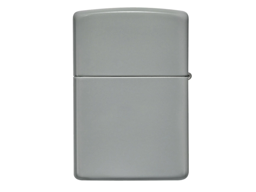Зажигалка ZIPPO Classic с покрытием Flat Grey, латунь/сталь, серая, глянцевая, 38x13x57 мм фото 3