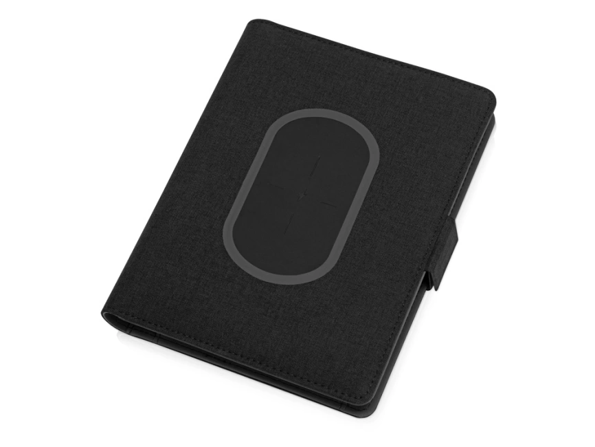 Органайзер с беспроводной зарядкой 5000 mAh Powernote, темно-серый фото 1