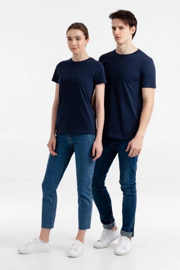 Футболка мужская T-bolka Stretch Light, темно-синяя (navy), размер XXL фото 6