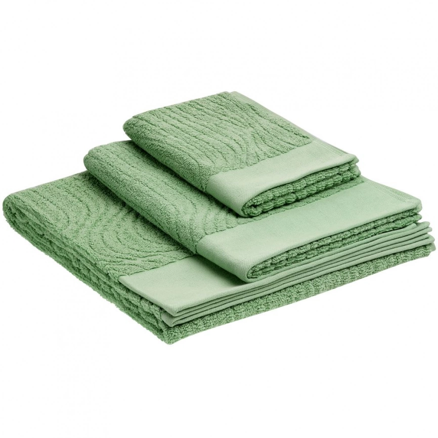 Полотенце New Wave, большое, зеленое фото 5