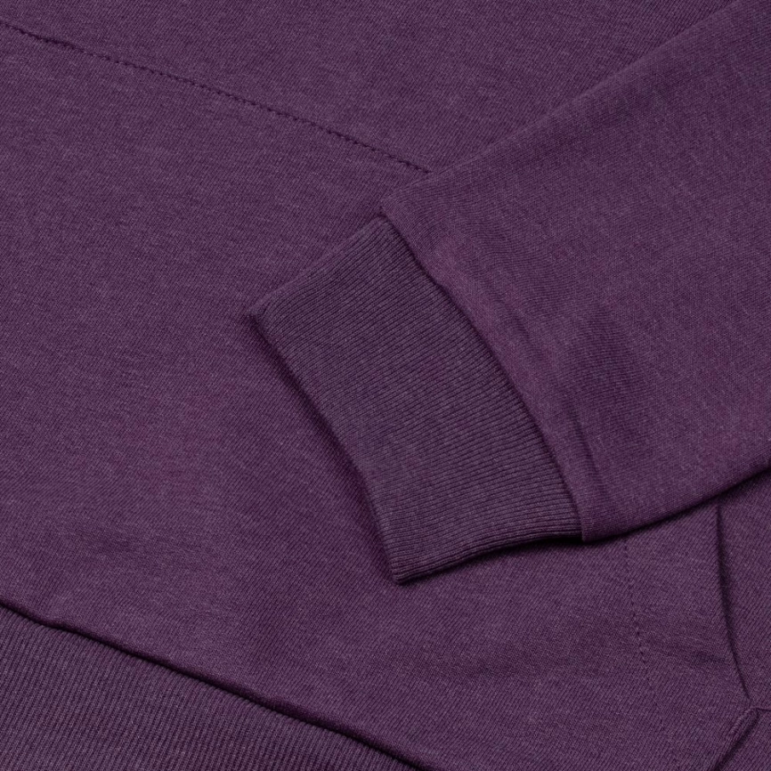 Толстовка с капюшоном унисекс Hoodie, фиолетовый меланж, размер XL фото 9