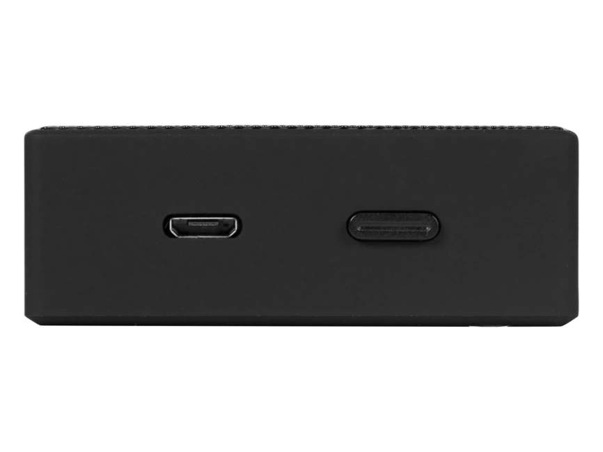 Портативная колонка Concept с полноцетной печатью, черный фото 5