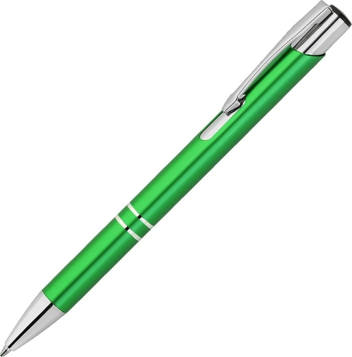 Ручка металлическая KOSKO, салатовая с серебристым фото 1
