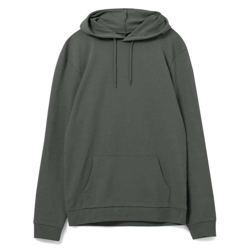 Толстовка с капюшоном унисекс Hoodie, хаки, размер 3XL фото 6