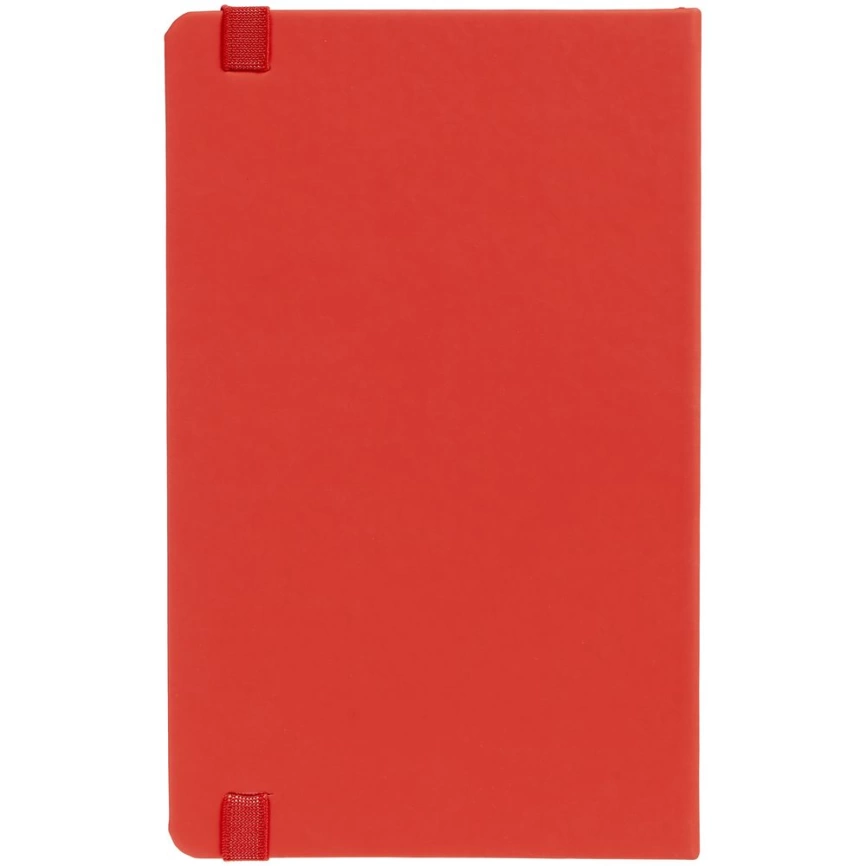 Блокнот Shall Round, красный фото 4