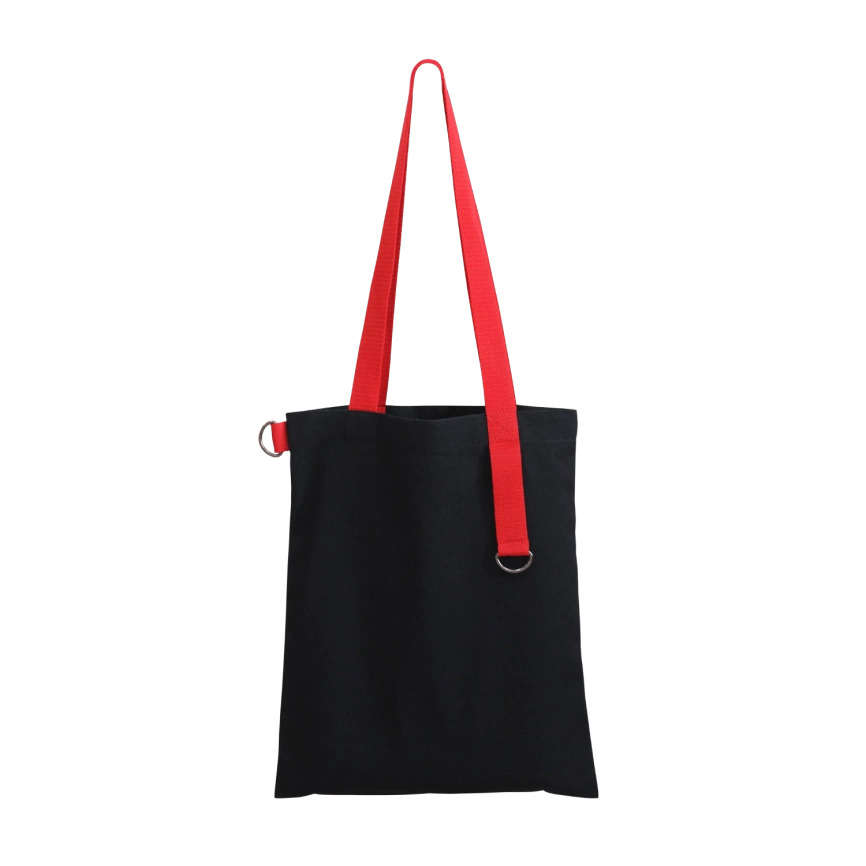 Шоппер Superbag black (чёрный с красным) фото 1