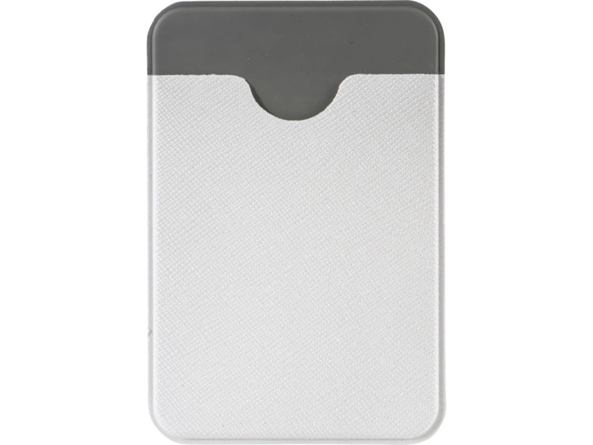 Чехол-картхолдер Favor на клеевой основе на телефон для пластиковых карт и и карт доступа, белый фото 2