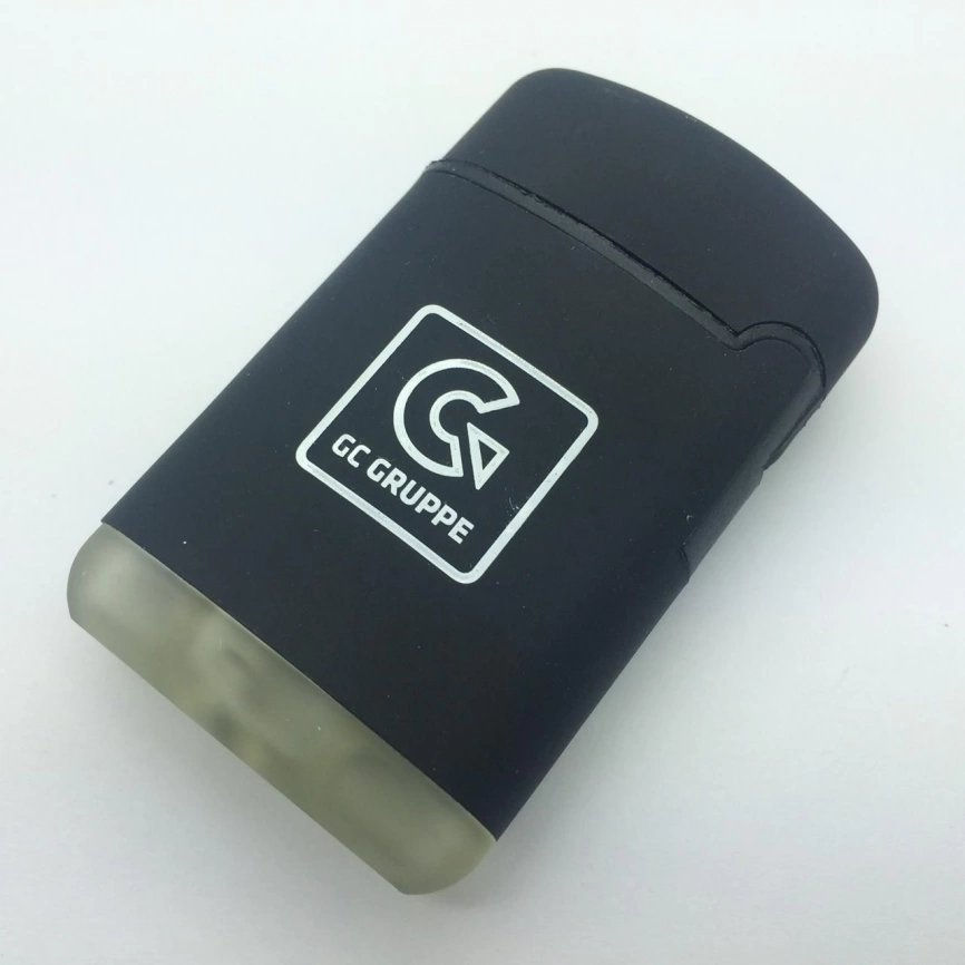 Зажигалка турбо Zenga, ZL-3, многоразовая, черная фото 5