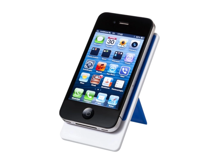 Подставка для мобильного телефона Flip, синий/белый фото 2