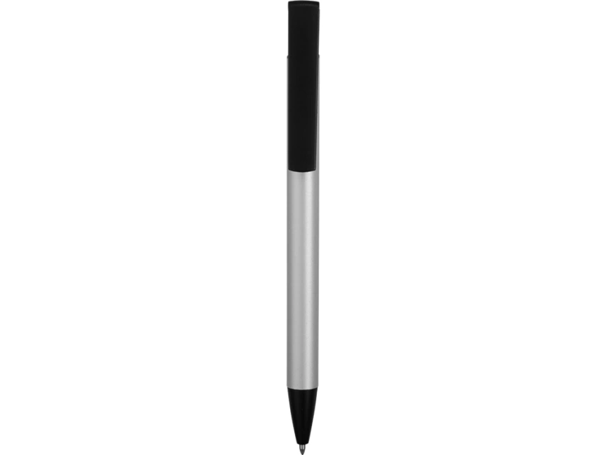 Ручка-подставка шариковая Кипер Металл, серебристый фото 3