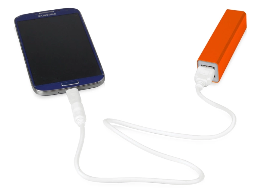 Портативное зарядное устройство Брадуэлл, 2200 mAh, оранжевый фото 2