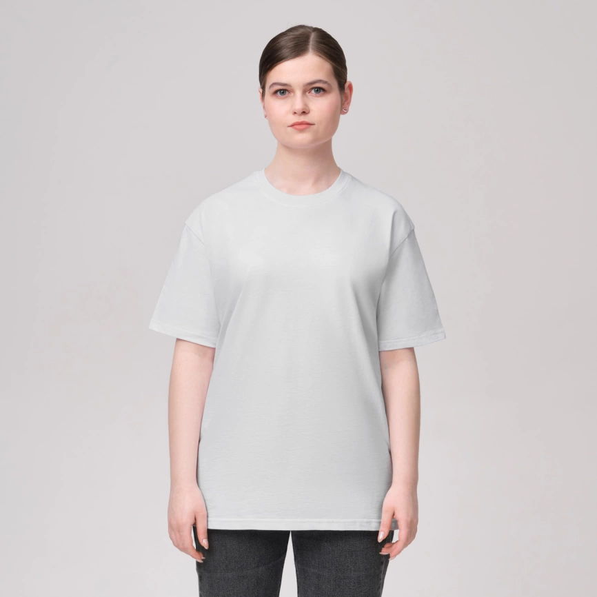 Футболка унисекс KRIS, 100% хлопок, 150 гр., светло-серая, размер XXXL фото 1