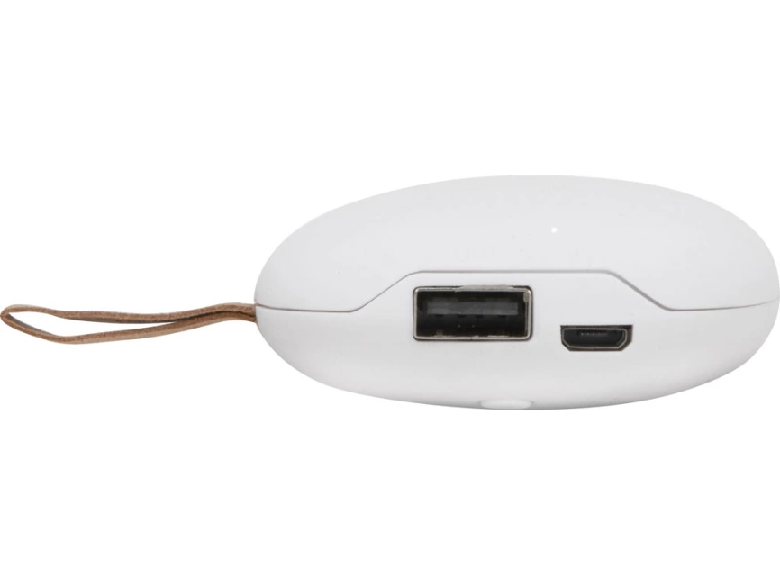 Универсальное зарядное устройство power bank в форме камня. 5200MAH. white фото 5