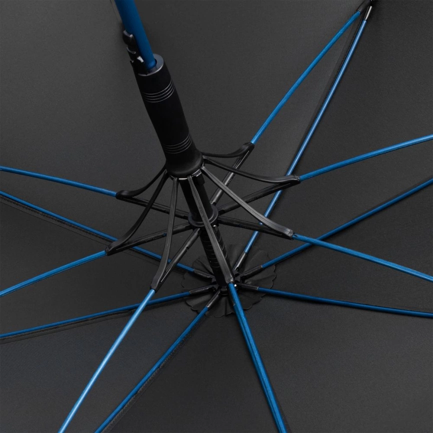 Зонт-трость с цветными спицами Color Style, ярко-синий фото 4