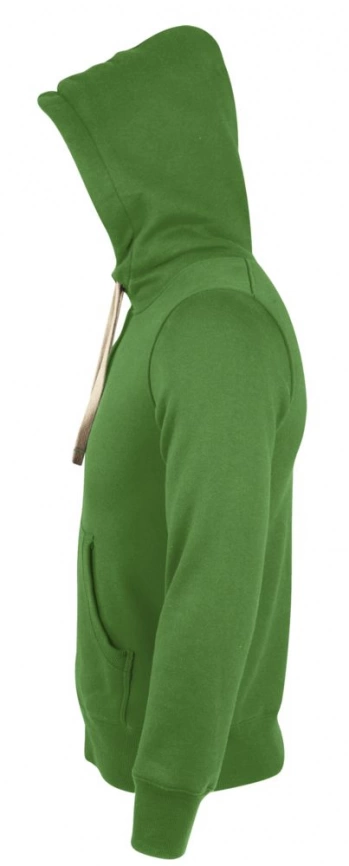 Толстовка унисекс на молнии Sherpa 280, темно-зеленая, размер XL фото 3