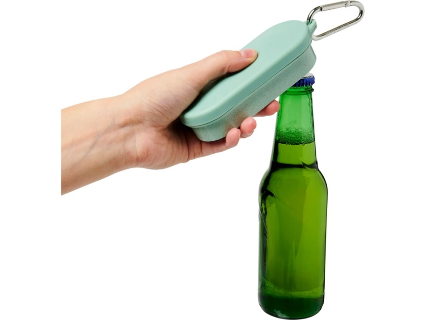 Столовый прибор Giles из пшеничной соломы с открывалкой для бутылок,  мятный фото 4