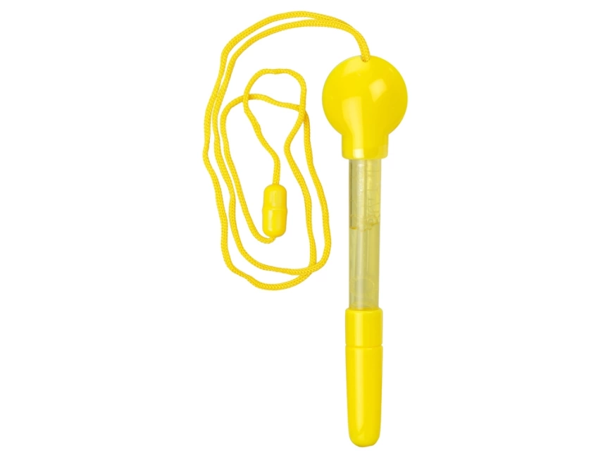Ручка шариковая с мыльными пузырями, желтый фото 4