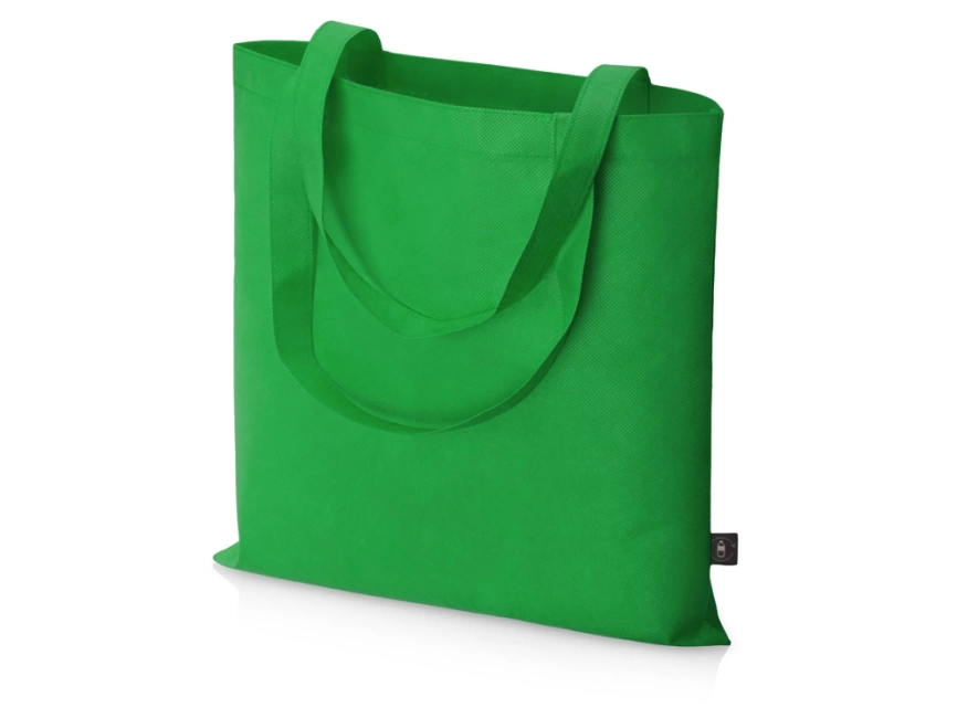 Сумка-шоппер Reviver из нетканого переработанного материала RPET, зеленый фото 1