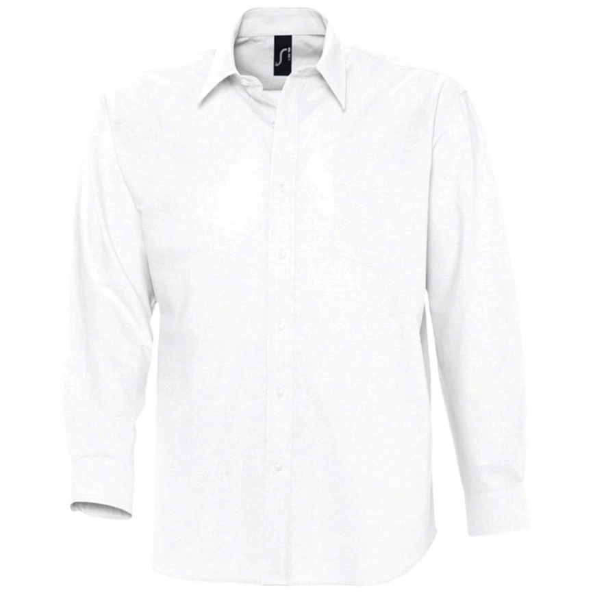 Рубашка мужская с длинным рукавом Boston белая, размер Xxxl фото 1
