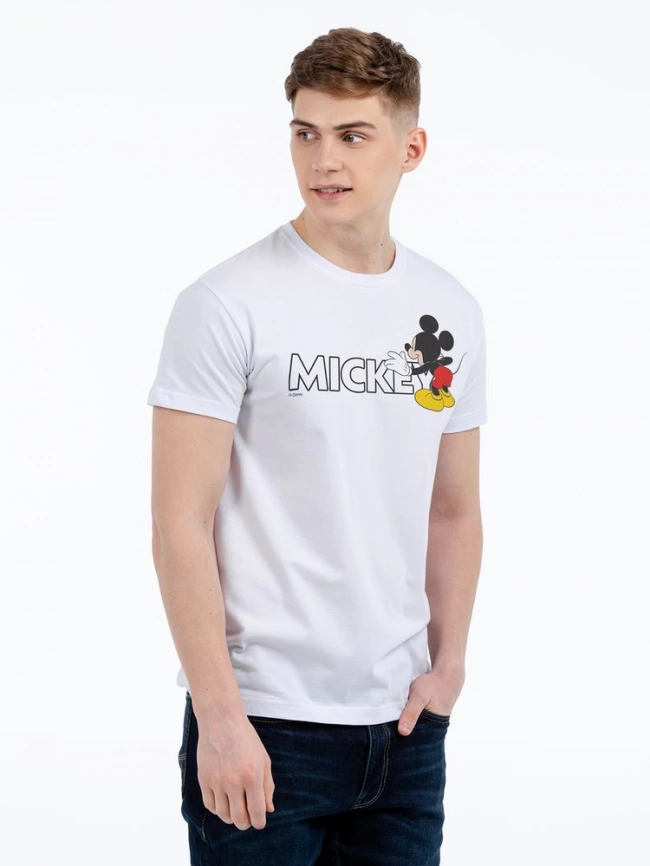Футболка Mickey Mouse, белая, размер M фото 1