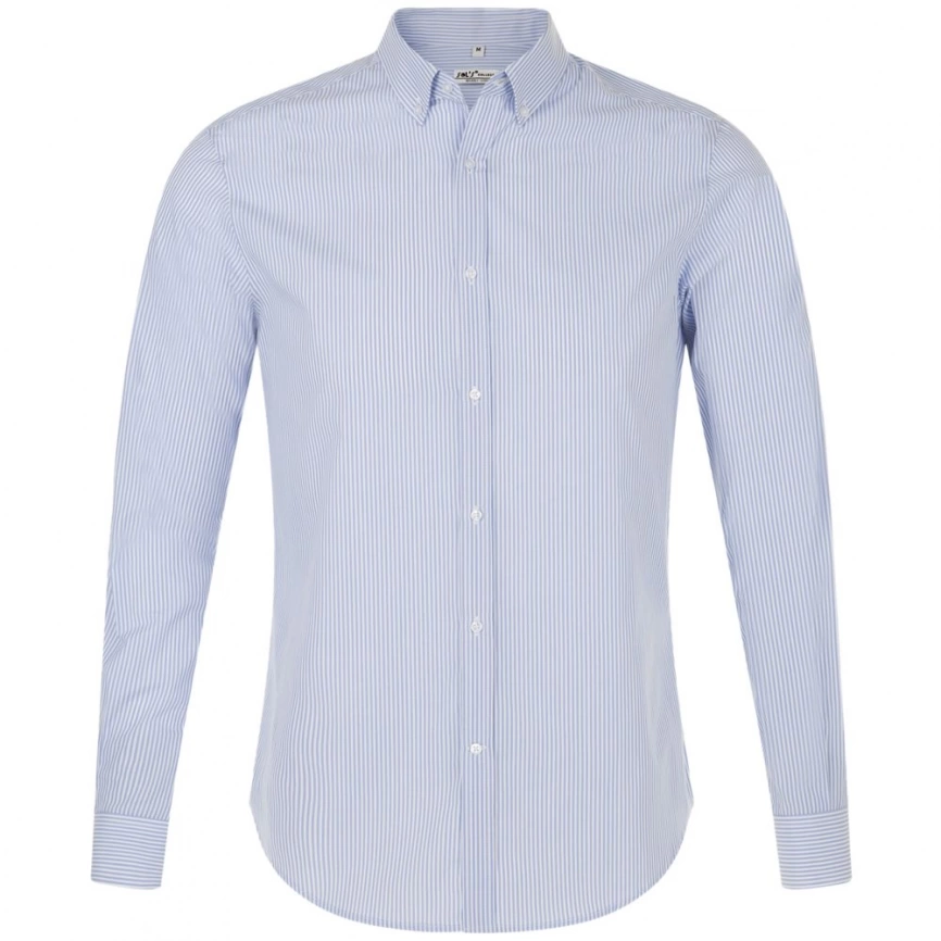 Рубашка мужская Beverly Men, белая с синим, размер S фото 1