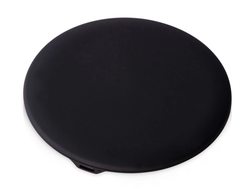 Беспроводное зарядное устройство с подсветкой логотипа Moon spot, 10 Вт, soft-touch фото 2