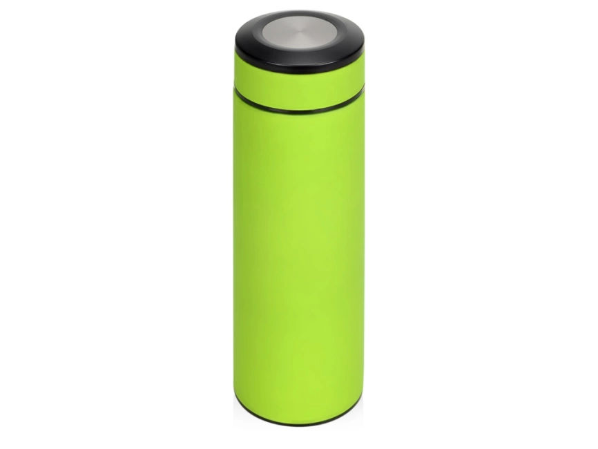 Термос Confident с покрытием soft-touch 420мл, зеленое яблоко фото 1