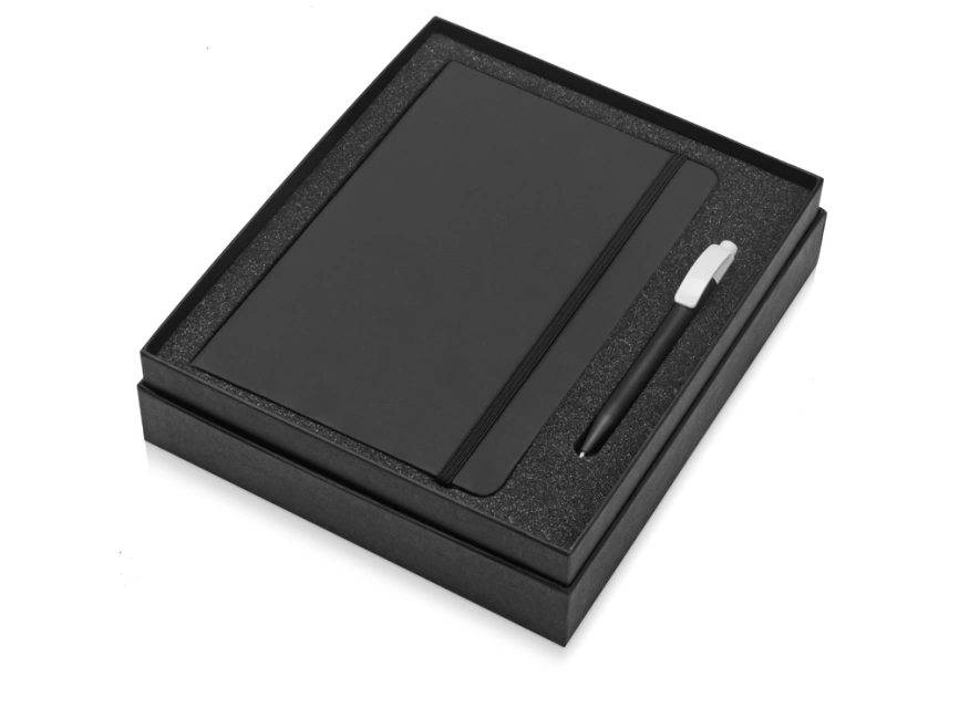 Подарочный набор Uma Vision с ручкой и блокнотом А5, черный фото 2