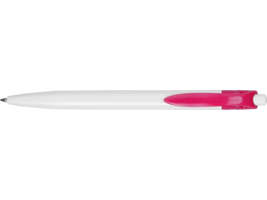 Ручка шариковая Какаду, белая с розовым фото 5