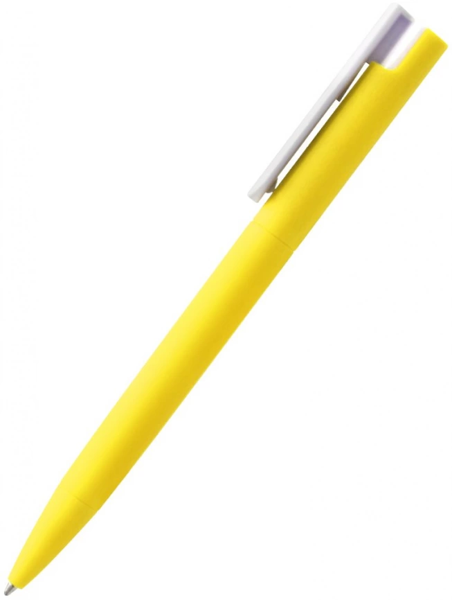 Ручка шариковая Mira Soft , жёлтая фото 2