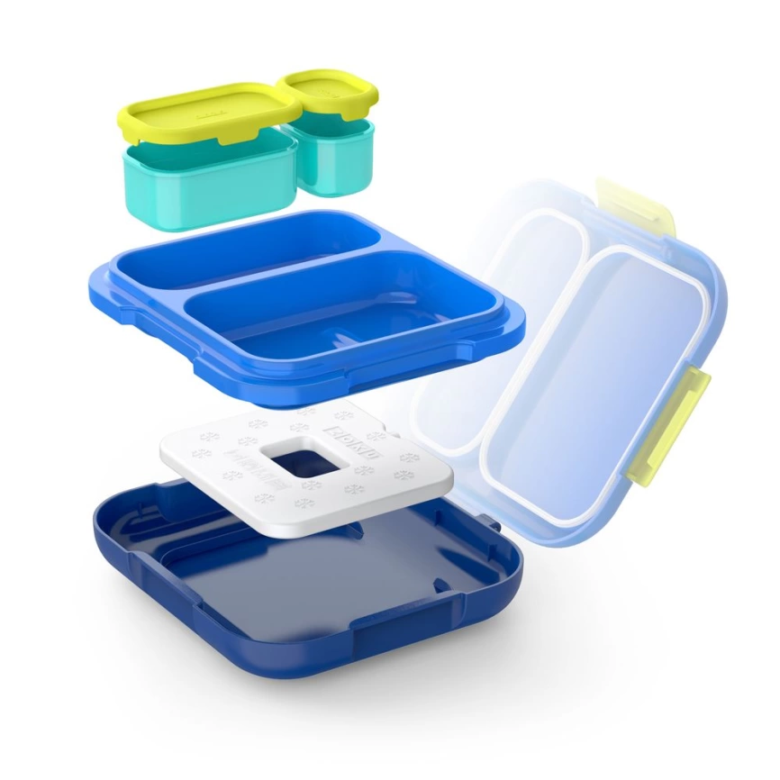 Ланчбокс Neat Bento, большой, розовый фото 2