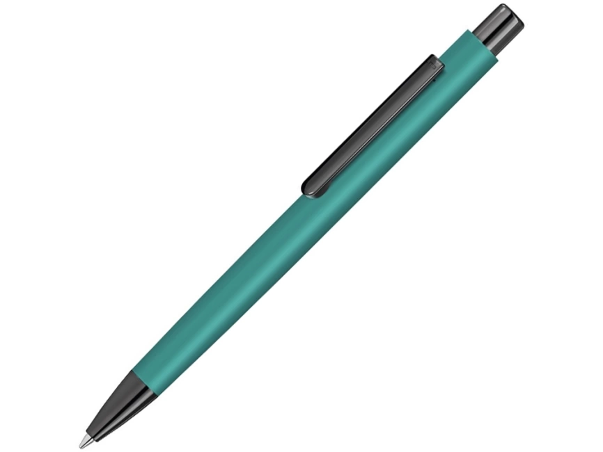 Металлическая шариковая ручка soft touch Ellipse gum, бирюзовый фото 1