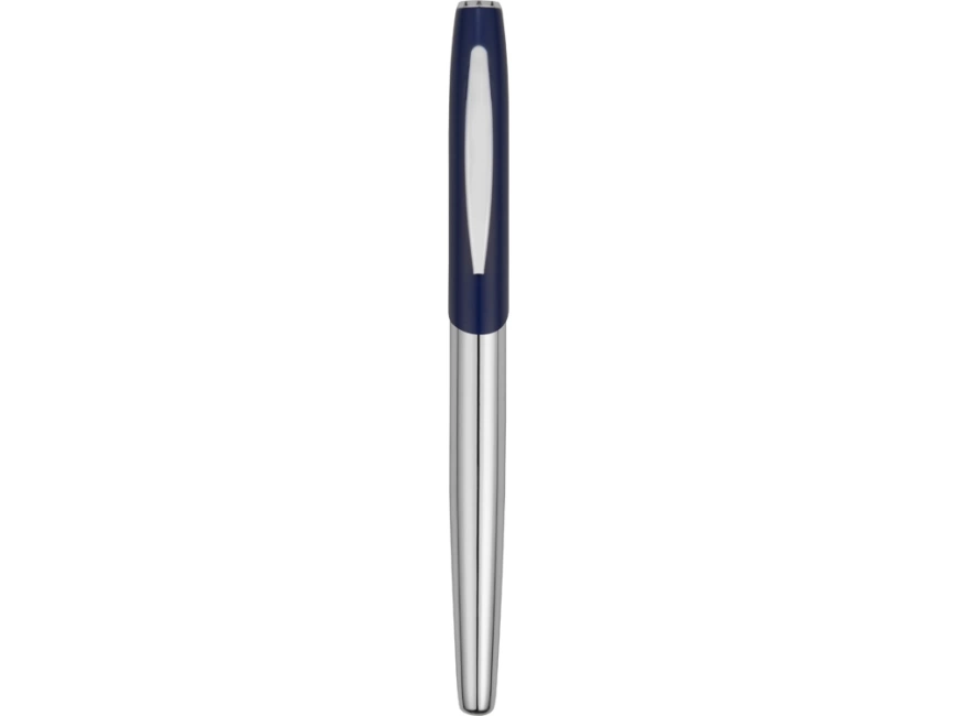 Ручка-роллер Geneva, серебристый/синий фото 2