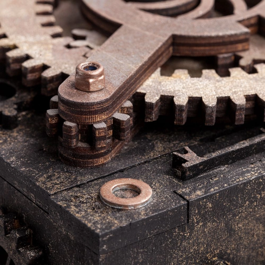 Шкатулка с секретом Gearbox, большая фото 5