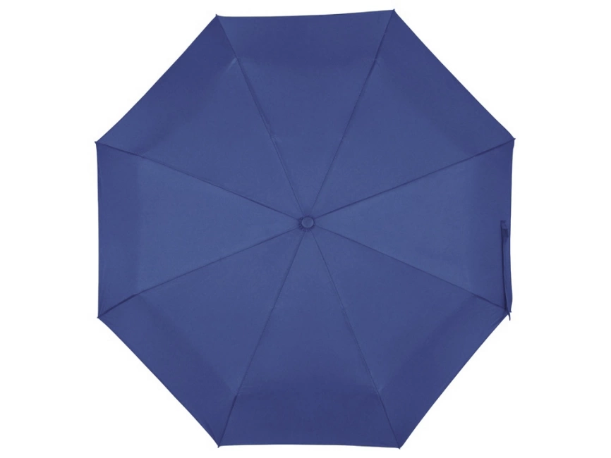 Зонт складной Ontario, автоматический, 3 сложения, с чехлом, темно-синий фото 5