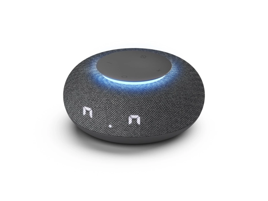 Умная колонка VK Капсула Мини с голосовым помощником Марусей, темный серый фото 1