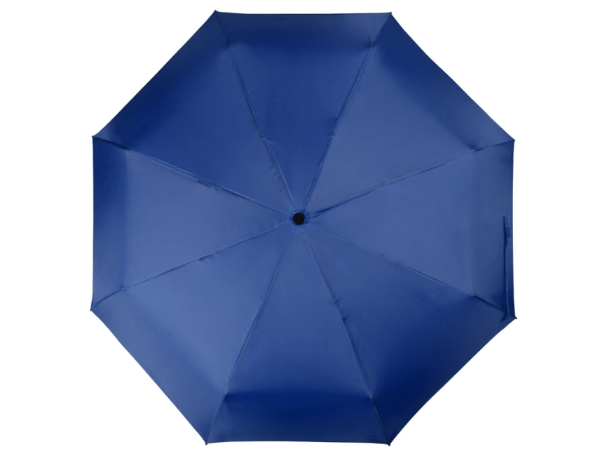 Зонт складной Columbus, механический, 3 сложения, с чехлом, кл. синий фото 5