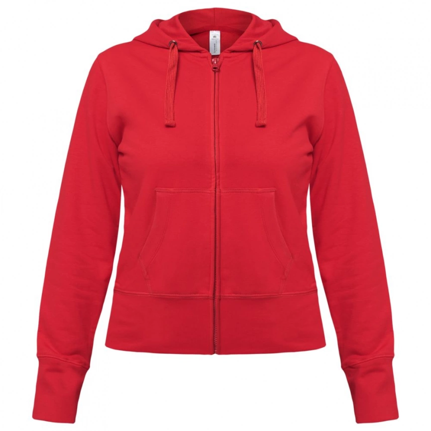 Толстовка женская Hooded Full Zip красная, размер XL фото 1