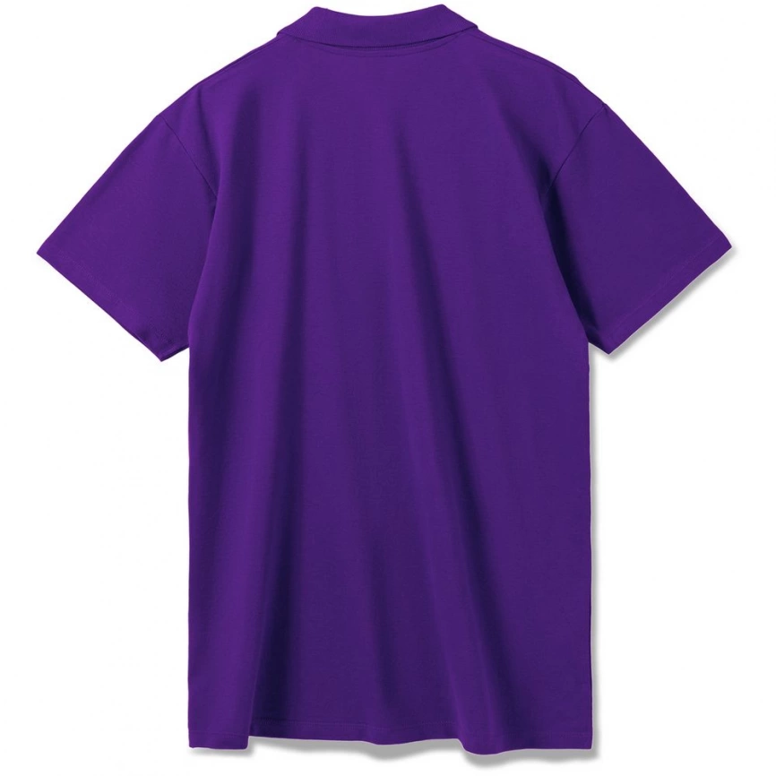 Рубашка поло мужская Summer 170 темно-фиолетовая, размер XS фото 10